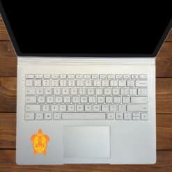 Orange and Yellow Turtle Family Stickers