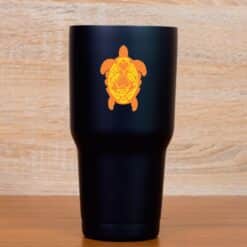 Orange and Yellow Turtle Family Stickers