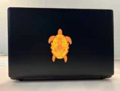 Orange and Yellow Turtle Family Stickers