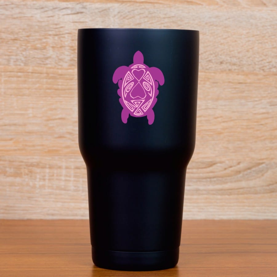 Purple and Pink Turtle Family Stickers