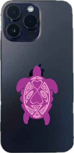 Purple and Pink Turtle Family Stickers