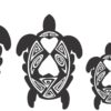 Turtle Family Stickers