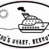 Cruise Ship Oval King's Wharf Sticker