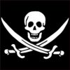 Jolly Roger Pirate Flag Vinyl Sticker