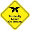 Butterfly Lover On Board Magnet