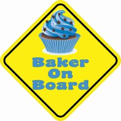Baker On Board Magnet
