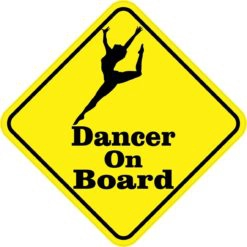 Dancer On Board Sticker