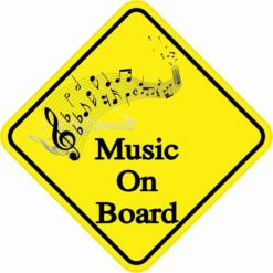 Music On Board Magnet