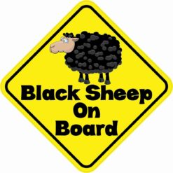 Black Sheep On Board Magnet
