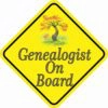 Genealogist On Board Sticker