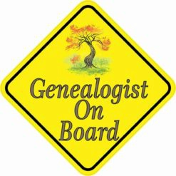 Genealogist On Board Sticker