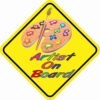 Artist On Board Magnet