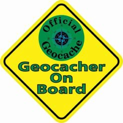 Geocacher On Board Magnet