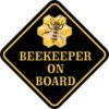 Beekeeper on Board Sticker