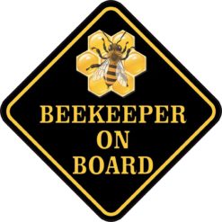 Beekeeper on Board Sticker