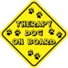 Therapy Dog On Board Sticker