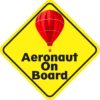 Red Aeronaut On Board Sticker