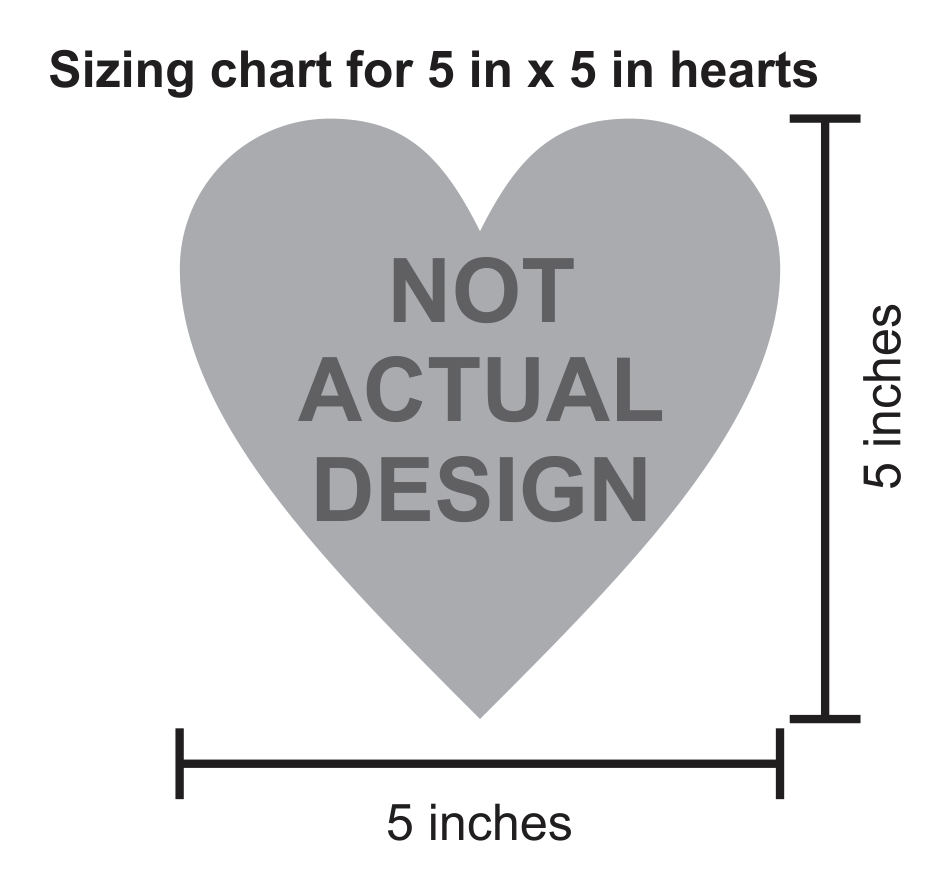 StickerTalk Banana Heart Vinyl Sticker, 5 inches x 5 inches - Image 3