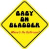 Baby on Bladder Sticker