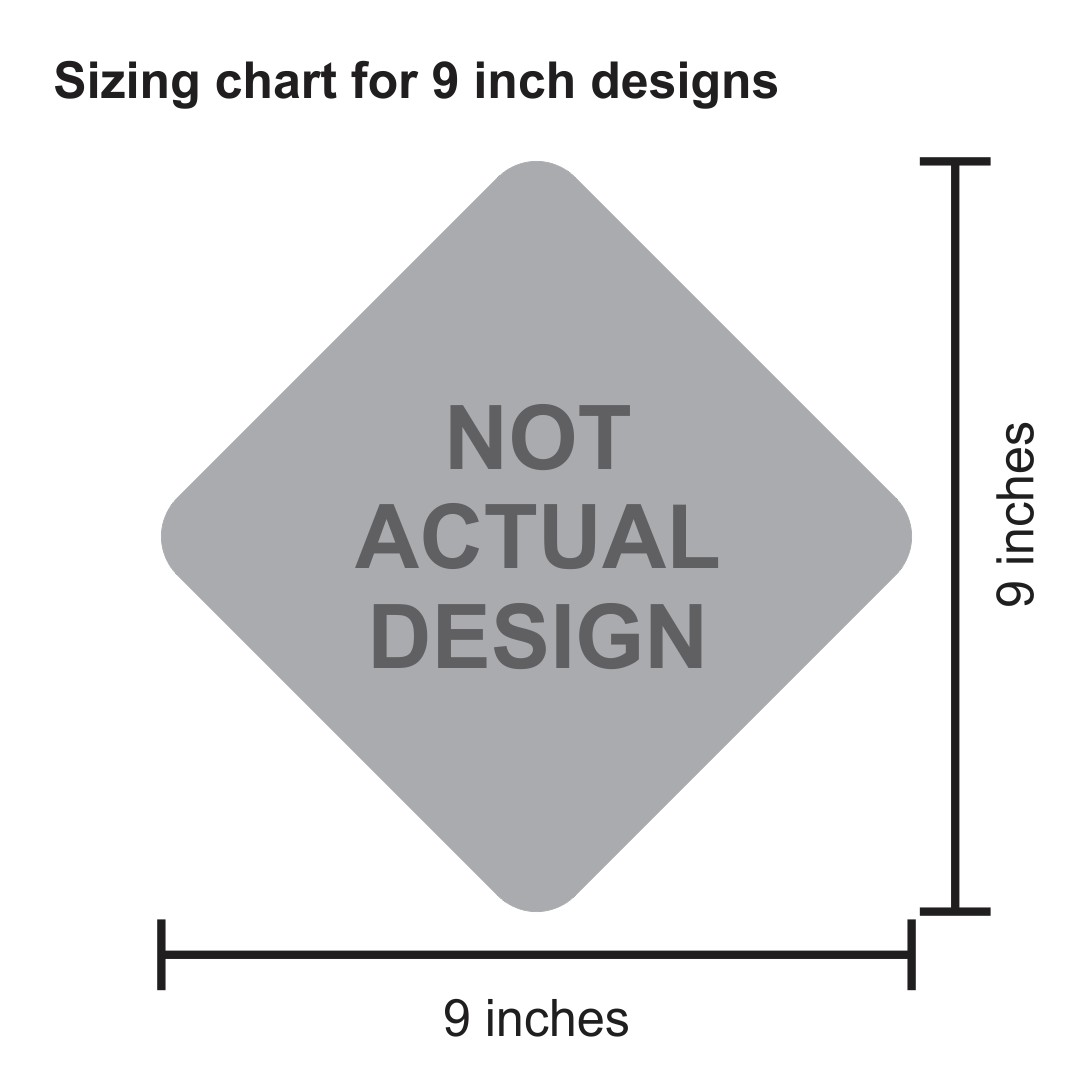9in x 9in Bear Crossing Magnet - Image 2