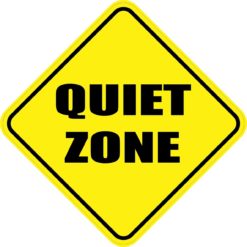 Quiet Zone Sticker