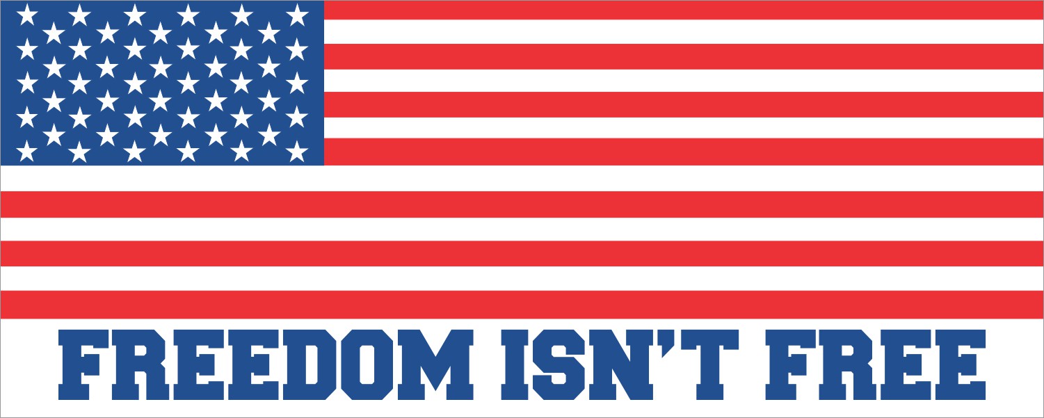 USA Flag Vinyl Sticker