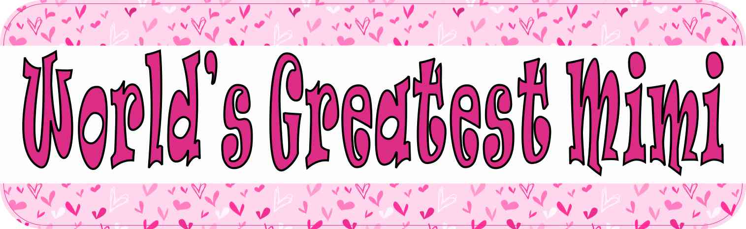 World's Greatest Mimi Bumper Magnet
