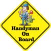 Handyman On Board Magnet