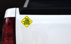 Alternative view of 5in x 5in Professional Garbage Collector On Board Sticker
