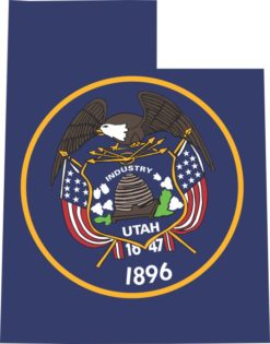 Utah Flag Vinyl Sticker