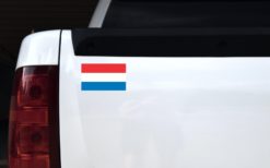 Alternative view of 5in x 3in Luxembourg Flag Magnet