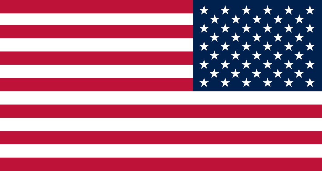 Mirrored Proportional American Flag Magnet