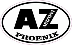 Oval AZ Phoenix Arizona Sticker