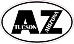 Oval AZ Tucson Arizona Sticker