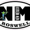Alien Oval NM Roswell New Mexico Sticker