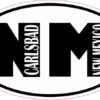 Oval NM Carlsbad New Mexico Sticker