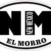 Oval NM El Morro New Mexico Sticker