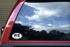 Oval ME Portland Maine Sticker