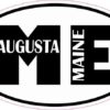 Oval ME Augusta Maine Sticker
