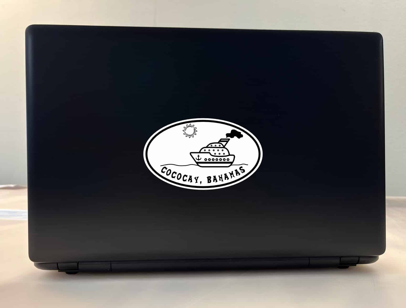 5in x 3in Cruise Ship Oval Cococay Sticker - Image 3