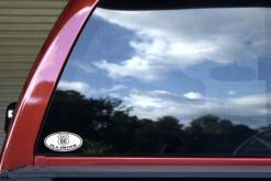 Alternative view of 4in x 2in Oval Route 66 Illinois Sticker