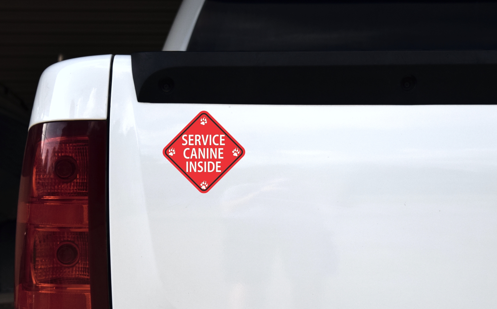 5in x 5in Service Canine Inside Magnet - Image 2