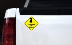 Alternative view of 6in x 6in Chiweenie On Board Magnet