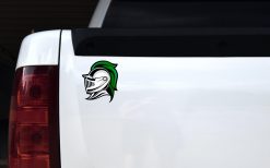 Left-Facing Green Knight Mascot Sticker