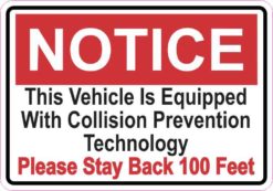 Notice Collision Prevention Technology Magnet