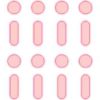 Blush Apple Watch Crown Button Dots™