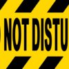 Do Not Disturb Sticker