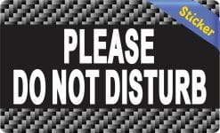 Do Not Disturb Sticker