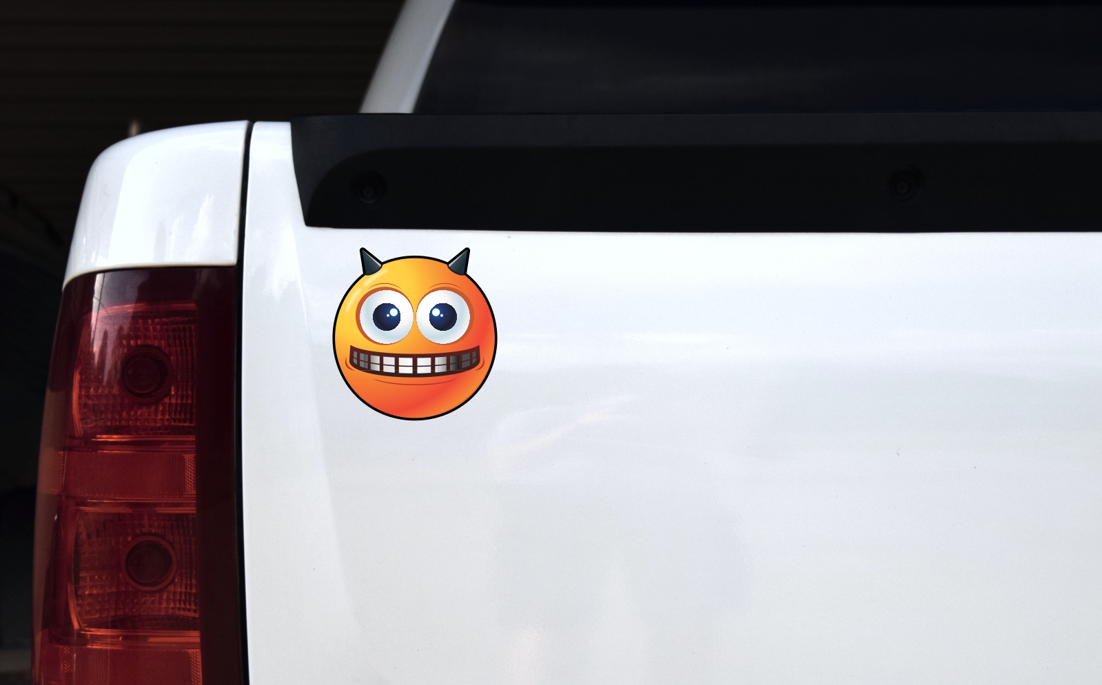 4.5in x 4.75in Devil Sticker - Image 2