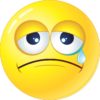 Sad Face Sticker